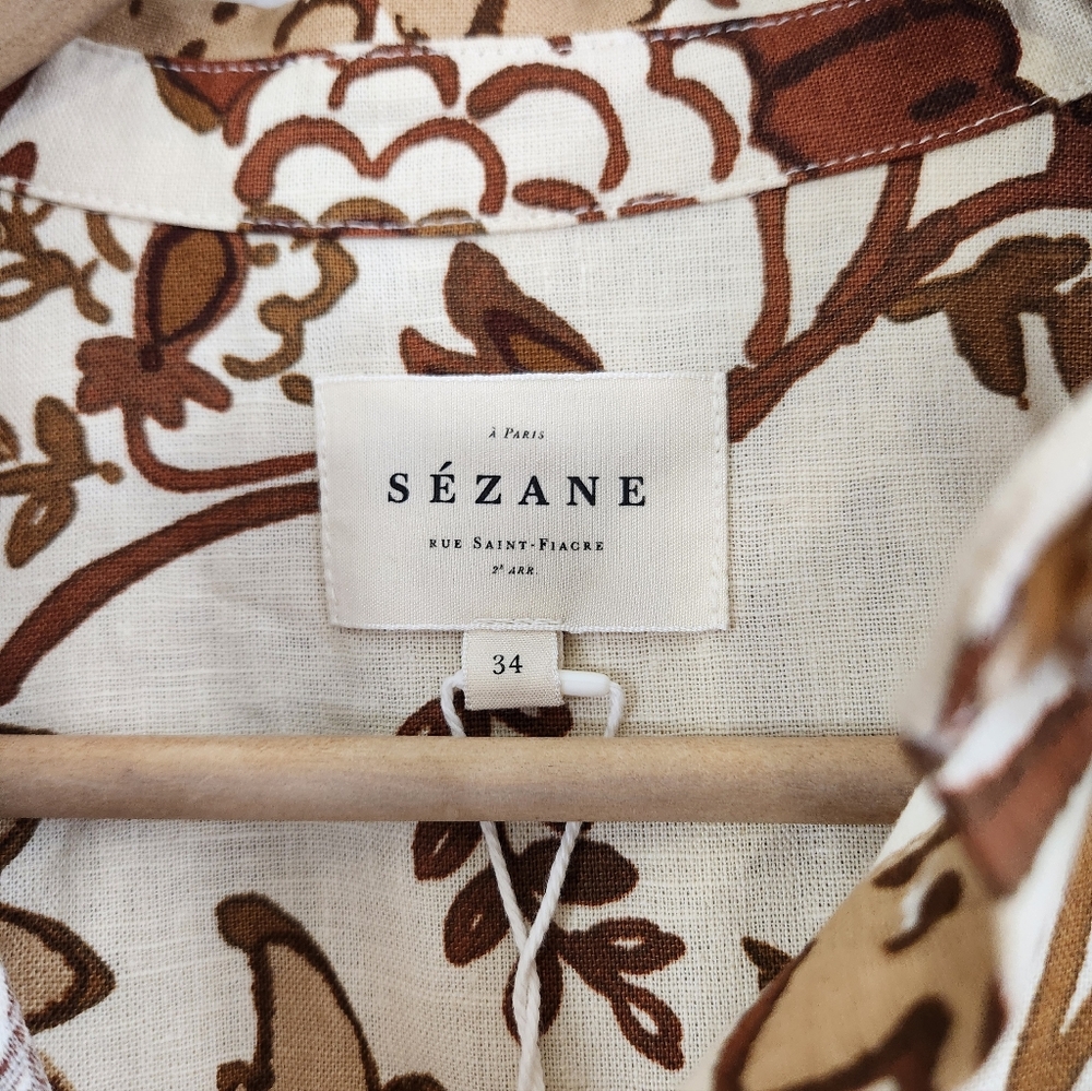 Sezane Raquel Midi Dress - Picture 8 of 11